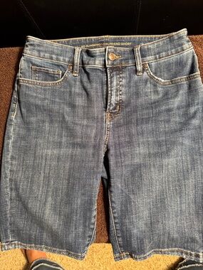 So slimming Girlfriend Short Jeans - Blue